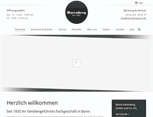 Tablet Screenshot of harenberg-bonn.de